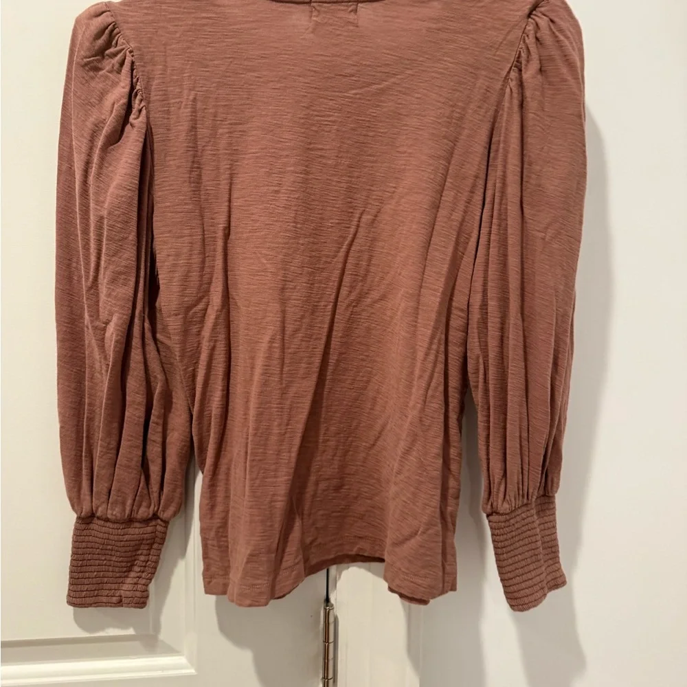 Nation LTD Loren Tee in Brown Women's M - Picture 4 of 4